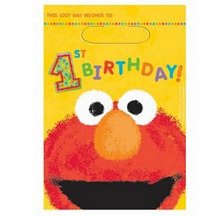 Sesame Street 1st Birthday Loot Bags